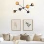 Elstead Lighting Daphne lampa podsufitowa 6x40 W czarna ALM-DAPHNE6-MB zdj.7