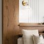 Elstead Lighting Halston kinkiet 1x40 W złoty ALM-HALSTON-1WB-GD zdj.5