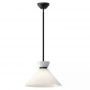 Elstead Lighting Halston lampa podsufitowa 1x60 W czarna ALM-HALSTON-P-M-BK zdj.3