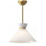 Elstead Lighting Halston lampa podsufitowa 1x60 W złota ALM-HALSTON-P-M-GD zdj.1