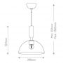 Elstead Lighting Jude lampa podsufitowa 1x30 W czarna ALM-JUDE-P-MB-CL zdj.2