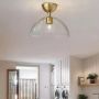 Elstead Lighting Jude lampa podsufitowa 1x60 W złota ALM-JUDE-SF-GD-CL zdj.6