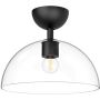 Elstead Lighting Jude lampa podsufitowa 1x30 W czarna ALM-JUDE-SF-MB-CL zdj.1
