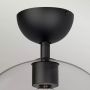 Elstead Lighting Jude lampa podsufitowa 1x30 W czarna ALM-JUDE-SF-MB-CL zdj.4
