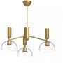 Elstead Lighting Jude lampa podsufitowa 3x60 W ALM-JUDE3-GD-CL zdj.1