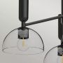 Elstead Lighting Jude lampa podsufitowa 3x60 W czarna ALM-JUDE3-MB-CL zdj.3