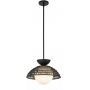 Elstead Lighting Perth lampa wisząca 1x60 W czarna ALM-PERTH-P-BK zdj.1