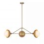 Elstead Lighting Perth lampa podsufitowa 3x40 W złota ALM-PERTH3-GD zdj.3