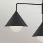 Elstead Lighting Remyck lampa podsufitowa 3x60 W czarna ALM-REMYCK3-BK zdj.2