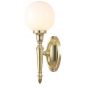 Elstead Lighting Dryden kinkiet 1x3 W mosiądz polerowany BATH-DRYDEN4-PB zdj.1