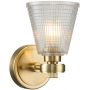 Elstead Lighting Gunnislake kinkiet 1x3 W mosiądz szczotkowany BATH-GUNNIS1-BB zdj.1