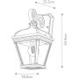Elstead Lighting Bayview kinkiet zewnętrzny 1x60 W czarny BAYVIEW-2M-BK zdj.2
