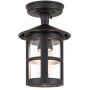 Elstead Lighting Hereford lampa podsufitowa zewnętrzna 1x60 W czarna BL21A-BLACK zdj.1