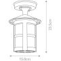 Elstead Lighting Hereford lampa podsufitowa zewnętrzna 1x60 W czarna BL21A-BLACK zdj.2