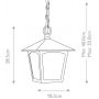 Elstead Lighting York lampa wisząca 1x60 W czarna BL6B-BLACK zdj.2