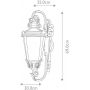 Elstead Lighting Baltimore kinkiet zewnętrzny 1x60 W czarny BT1-L zdj.2