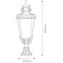 Elstead Lighting Baltimore lampa stojąca zewnętrzna 1x60 W postarzany brąz BT3-L zdj.2