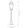 Elstead Lighting Baltimore lampa stojąca zewnętrzna 1x60 W postarzany brąz BT4-M zdj.2