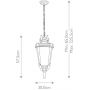 Elstead Lighting Baltimore lampa wisząca 1x60 W postarzany brąz BT8-L zdj.2