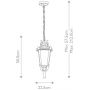 Elstead Lighting Baltimore lampa wisząca 1x60 W postarzany brąz BT8-M zdj.2