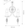 Elstead Lighting Belfry kinkiet 2x60 W czarny BY2-BLACK zdj.2