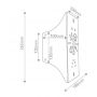 Elstead Lighting Corner Brackets uchwyt do montażu narożnego czarny C-BKT2-BLACK zdj.2
