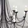 Elstead Lighting Carisbrooke lampa wisząca 18x60 W czarna CB18-BLACK zdj.6