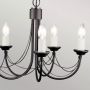 Elstead Lighting Carisbrooke lampa wisząca 5x60 W czarna CB5-BLACK zdj.4