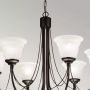Elstead Lighting Carisbrooke lampa wisząca 6x60 W czarna CB6-BLACK zdj.3