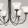 Elstead Lighting Carisbrooke lampa wisząca 6x60 W czarna CB6-BLACK zdj.4