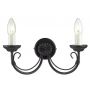 Elstead Lighting Chartwell kinkiet 2x60 W czarny CH2-BLACK zdj.1