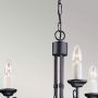 Elstead Lighting Chartwell lampa wisząca 3x60 W czarna CH3-BLACK zdj.3