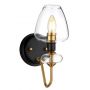 Elstead Lighting Armand kinkiet 1x40 W czarny-mosiądz DL-ARMAND1-AB zdj.1