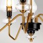 Elstead Lighting Armand lampa wisząca 5x40 W czarna-postarzany mosiądz DL-ARMAND5-AB zdj.4
