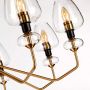 Elstead Lighting Armand lampa wisząca 8x40 W czarna-postarzany mosiądz DL-ARMAND8-AB zdj.4