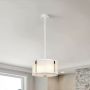 Elstead Lighting Corona lampa wisząca 2x60 W polerowany nikiel/satynowa biel DL-CORONA-2P-WPN zdj.3