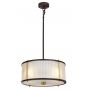 Elstead Lighting Corona lampa wisząca 3x60 W ciemno brązowy/postarzany mosiądz DL-CORONA-3P-BAB zdj.1