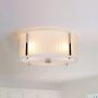 Elstead Lighting Corona lampa wisząca 3x60 W polerowany nikiel, satynowa biel DL-CORONA-3P-WPN zdj.4