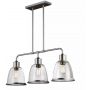 Elstead Lighting Hobson lampa podsufitowa 3x60 W nikiel FE-HOBSON-3P-SN zdj.1