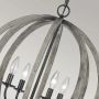 Elstead Lighting Allier lampa wisząca 4x60 W antyczne żelazo, postarzane drewno FE-ALLIER-4P-WW zdj.7