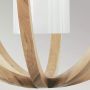 Elstead Lighting Allier lampa wisząca 1x60 W drewno FE-ALLIER-P-L-LW zdj.5