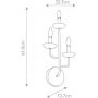 Elstead Lighting Annie kinkiet 3x40 W teksturowana biel FE-ANNIE3-PSW zdj.2