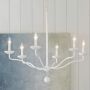 Elstead Lighting Annie lampa wisząca 6x40 W teksturowana biel FE-ANNIE6-PSW zdj.3