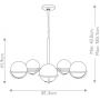 Elstead Lighting Apollo lampa wisząca 5x3 W polerowany nikiel FE-APOLLO5-PN zdj.2