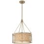 Elstead Lighting Arabesque lampa wisząca 4x60 W srebrna patyna FE-ARABESQUE4 zdj.1