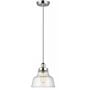 Elstead Lighting Baskin lampa wisząca 1x60 W nikiel FE-BASKIN-P-A-PN zdj.1
