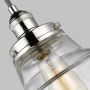 Elstead Lighting Baskin lampa wisząca 1x60 W nikiel FE-BASKIN-P-A-PN zdj.4