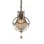 Elstead Lighting Bellini lampa wisząca 1x60 W brązowa FE-BELLINI-P zdj.1