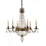 Elstead Lighting Bellini lampa wisząca 6x60 W brązowa FE-BELLINI6 zdj.1