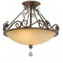 Elstead Lighting Chateau lampa podsufitowa 2x60 W brązowa FE-CHATEAU-SF zdj.1